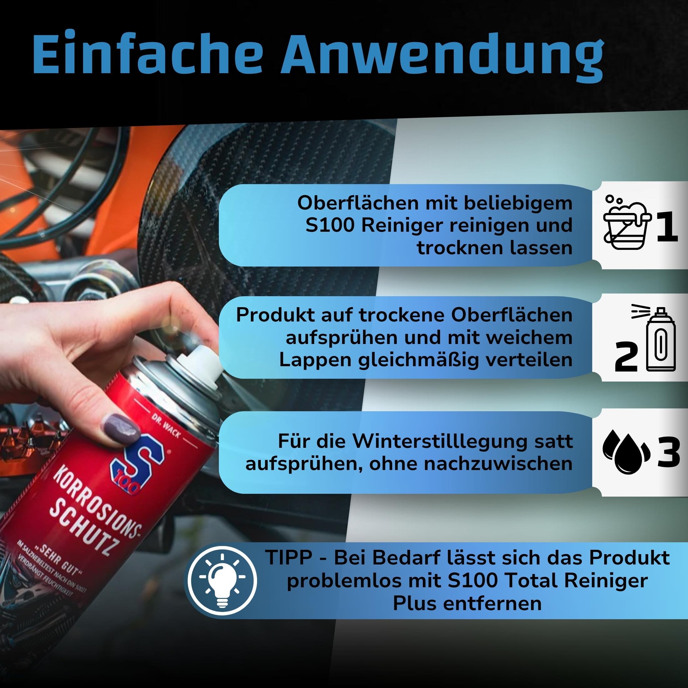 dr-wack-s100-korrosions-schutz-300-ml-spray-transparenter-rostschutz-f-rs-motorr image 4