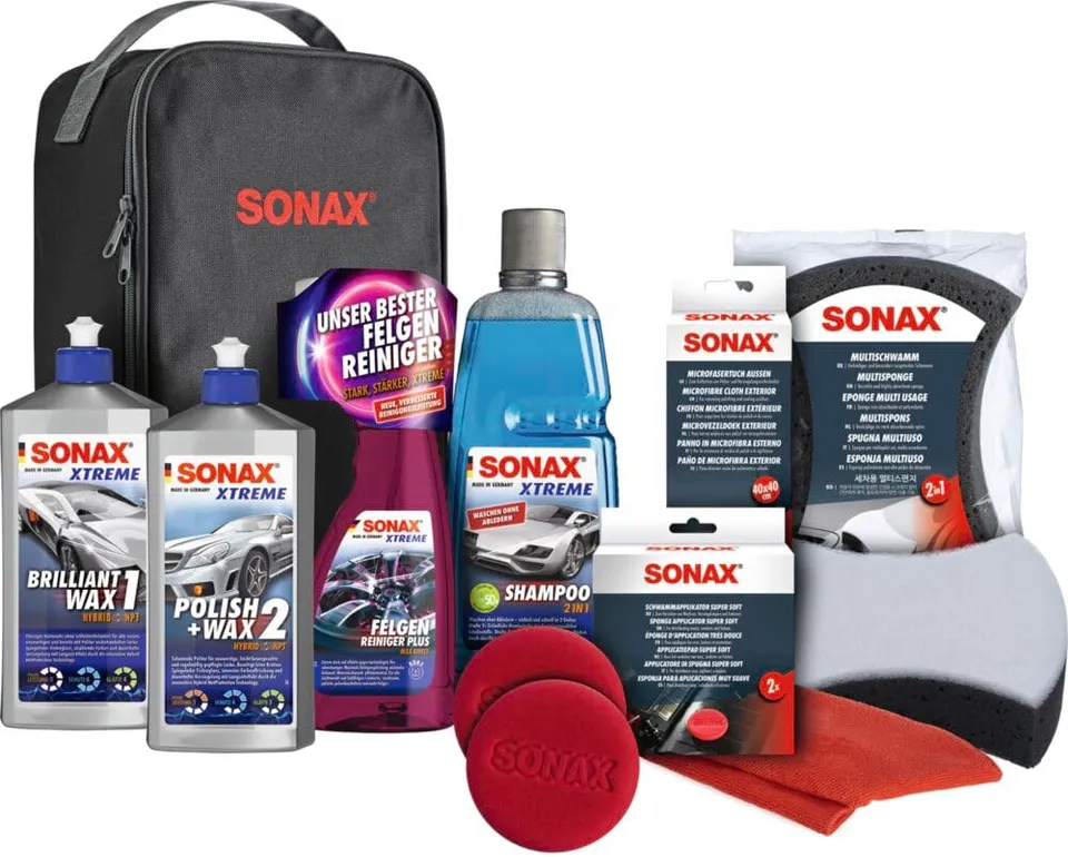 sonax-xtreme-autopflege-set-inkl-tasche-8-teilig-au-enbereich image 1
